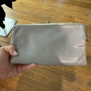 HOBO Gray with Silver accent Women's Clutch